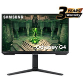 Samsung Odyssey G4 27" FHD Flat Monitor, IPS, 240Hz, 1ms(GTG), HDR10, 99% sRGB, G-Sync Compatible, UltraWide Game View ,w/ Ergonomic Stand | LS27BG402EMXUE | - CompuMe